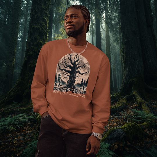 Whispers of the Woods Long Sleeve – Olympic Peninsula Tee
