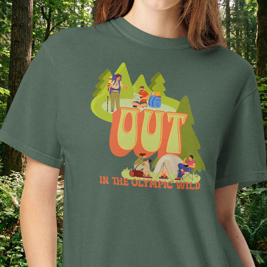 OUT in the Olympic Wild Unisex Heavyweight Tee
