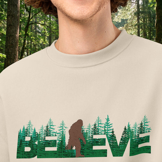 The Deep Timber Bigfoot "Believe" Oversized Fleece