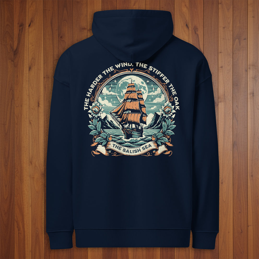 The Stiffened Oak Salish Hoodie