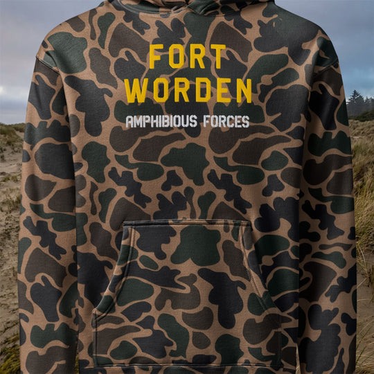 Fort Worden Amphibious Forces Heavyweight Hoodie