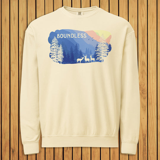 The Boundless Wilderness Garment-Dyed Crewneck