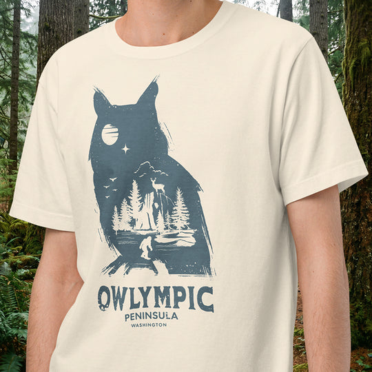The "Owlympic" Peninsula Oversized Heavyweight Tee