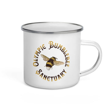 Victorian Western Bumblebee Enamel Camp Mug
