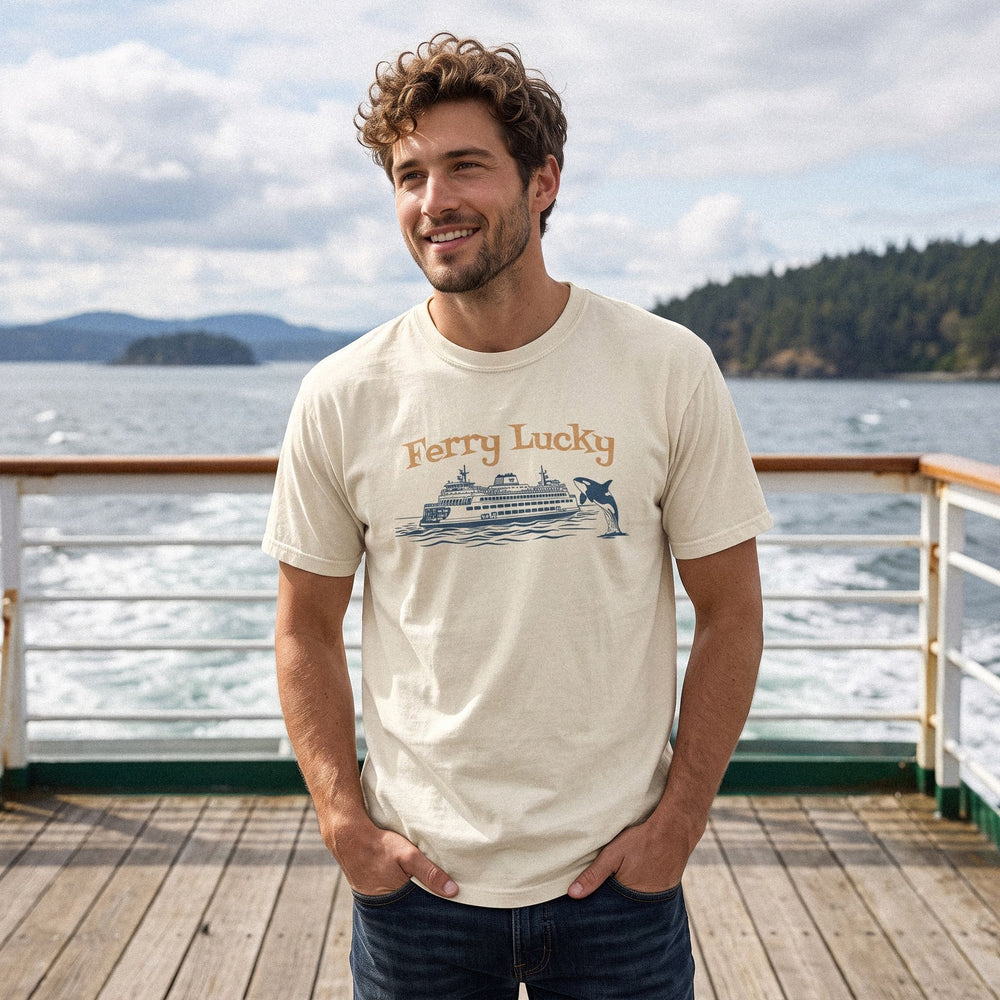 The "Ferry Lucky" Garment-Dyed Tee