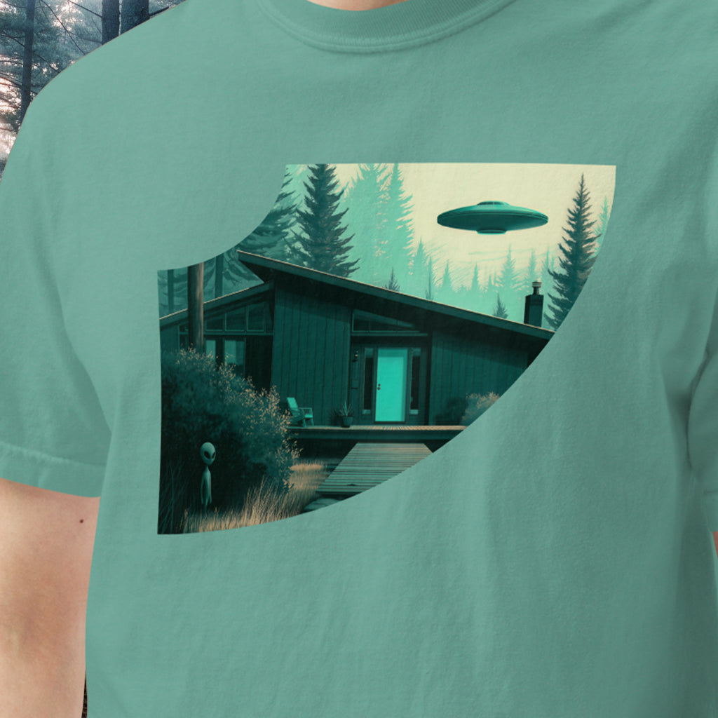The Mid-Century Strange Visitors Garment-Dyed Tee