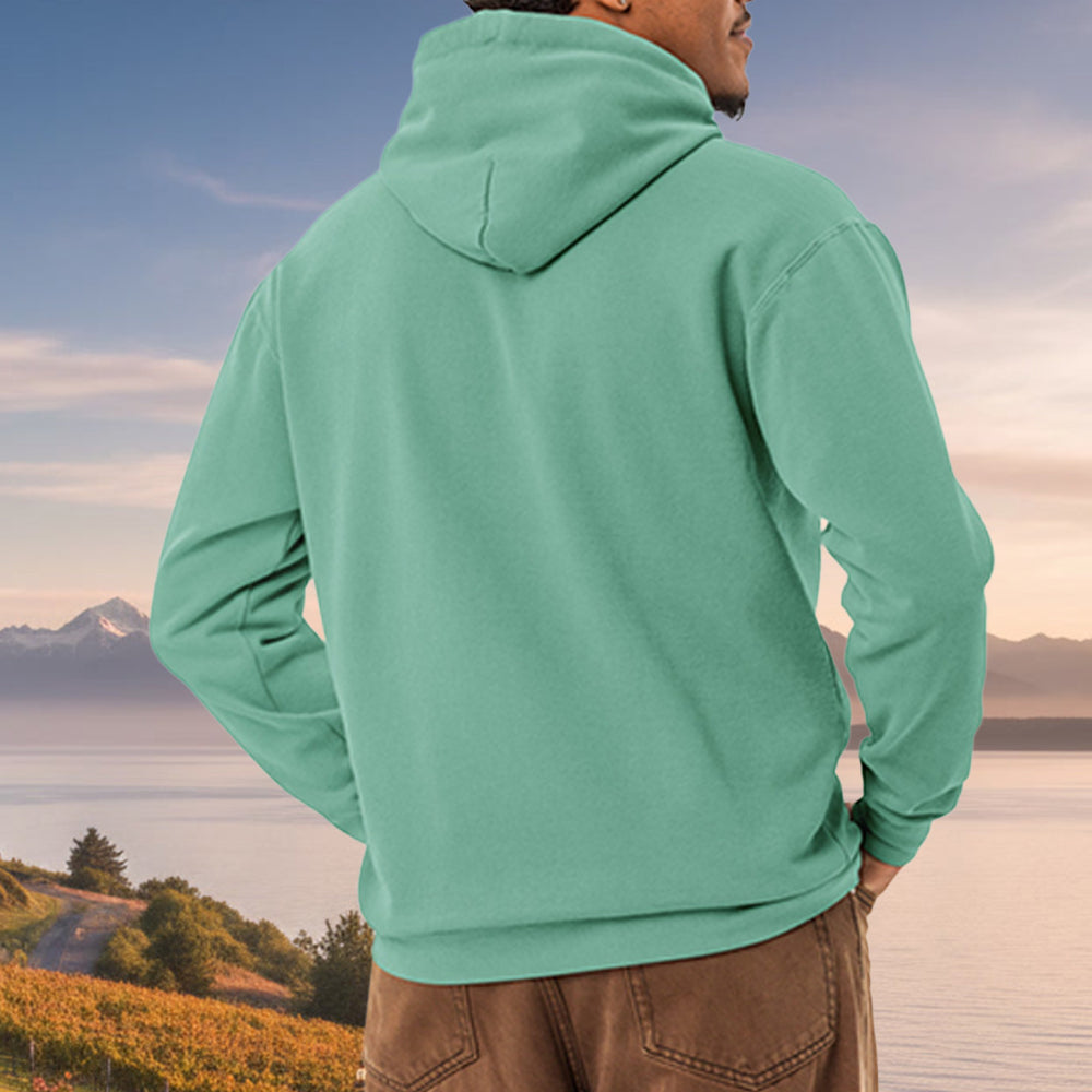 Midnight Sun Hoodie – Garment-Dyed Olympic Moonrise Pullover