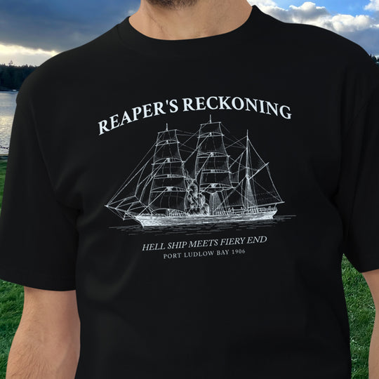 The "Reaper" Hell Ship Premium Heavyweight Tee