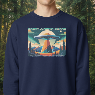 1896 Airship Scare Crewneck – Puget Sound Lore Fleece