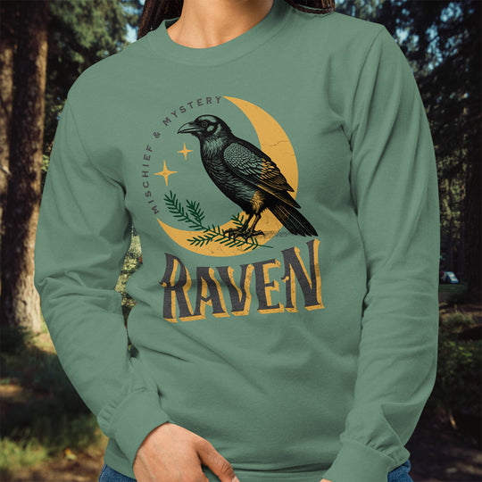 Raven of Mischief &amp; Mystery Long-Sleeve