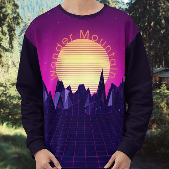 80s Wonder Mountain Recycled Sweatshirt
