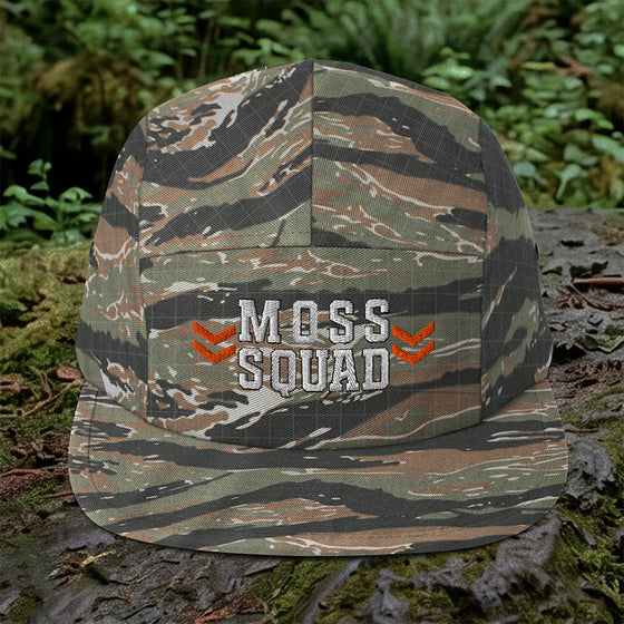 The Moss Squad Tiger Camo Camper Cap