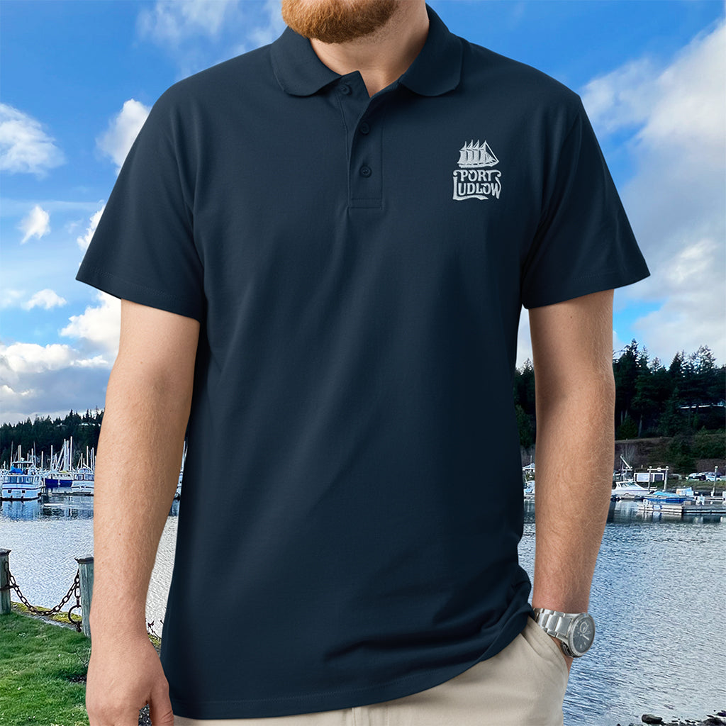 Ludlow Passage Premium Navy Polo