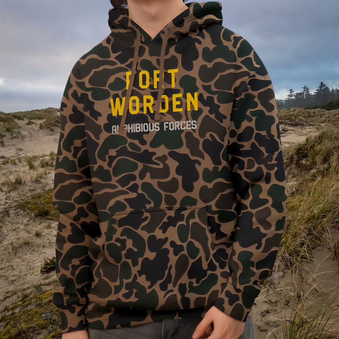 Fort Worden Amphibious Forces Heavyweight Hoodie