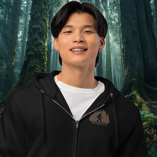 Sasquatch Zip Hoodie – Olympic Myth Fleece