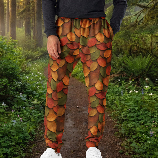 Leaf Camo Joggers – Colorful Leaf Design