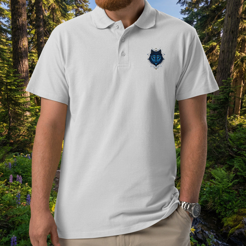 Spirit Wolf Premium Pique Polo Shirt