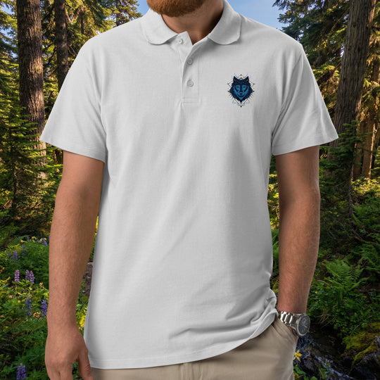Spirit Wolf Premium Pique Polo Shirt