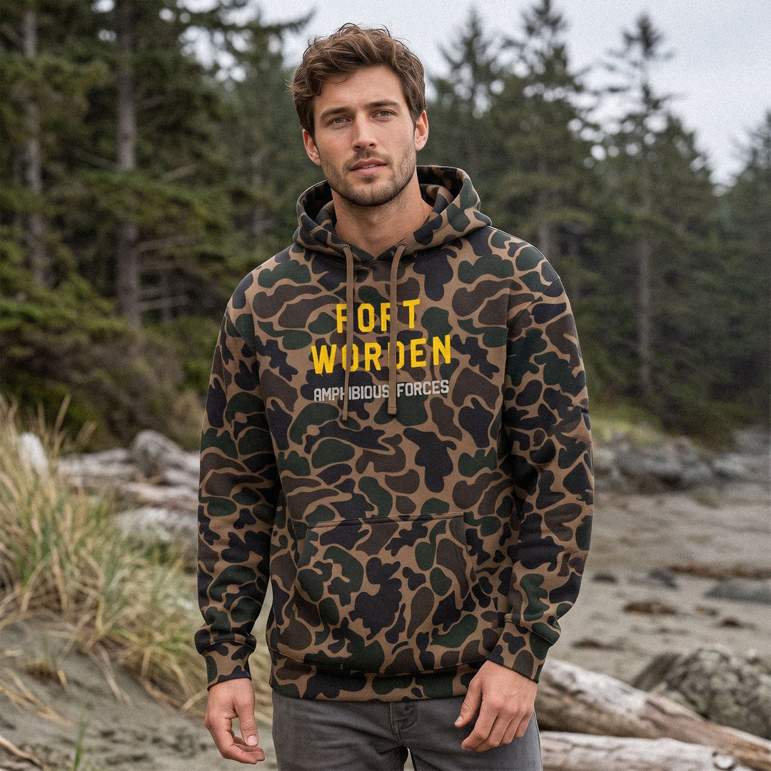 Fort Worden Amphibious Forces Heavyweight Hoodie