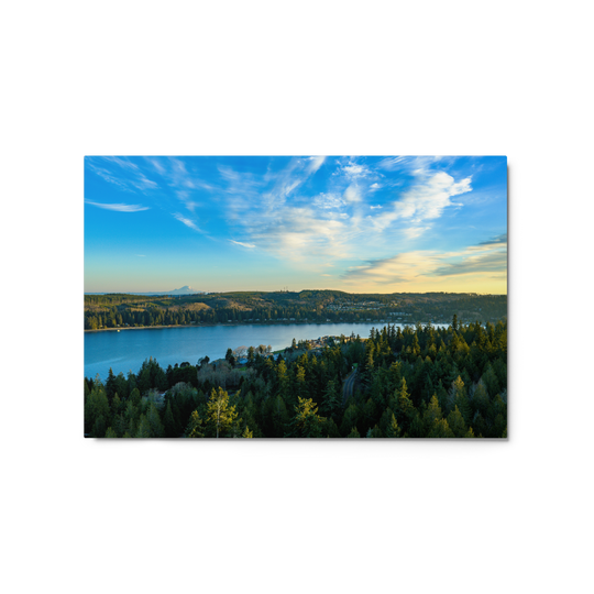Port Ludlow Bay Wall Art - Glossy Metal Print