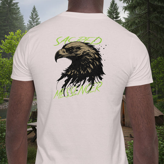 Sacred Messenger Tee – Olympic Eagle Cotton
