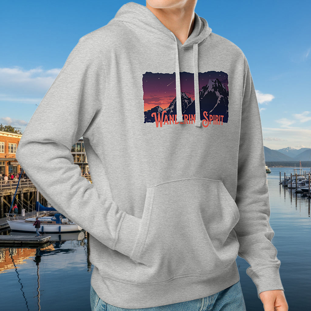 Wandering Spirit Hoodie – Organic Cotton Mid-Weight Peninsula Peaks Pullover