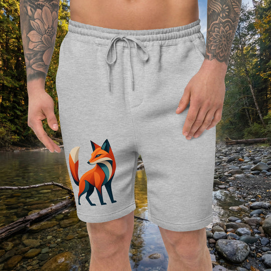 Peninsula Fox Fleece Shorts – Men’s Relaxed Lounge Shorts (Cotton-Blend, Trail-Ready)
