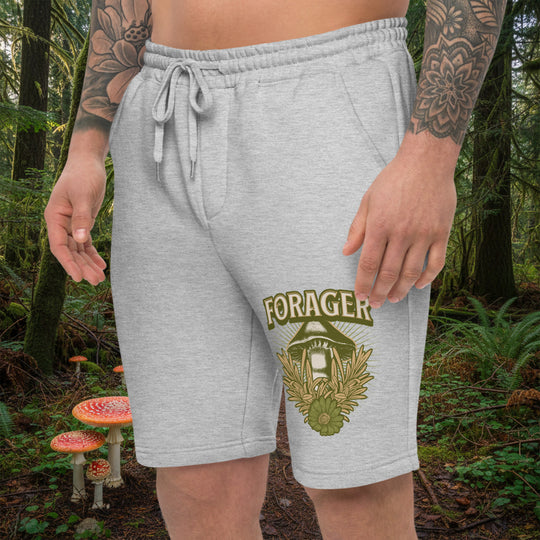 Forager Men’s Fleece Shorts – Mushroom Adventure Wear