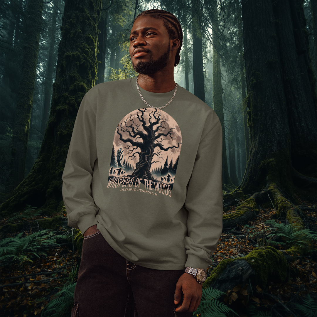 Whispers of the Woods Long Sleeve – Olympic Peninsula Tee