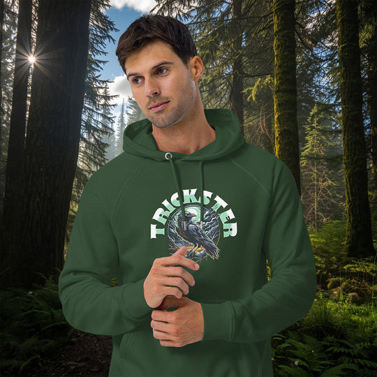 Olympic Trickster Hoodie – Raven Raglan Sweatshirt