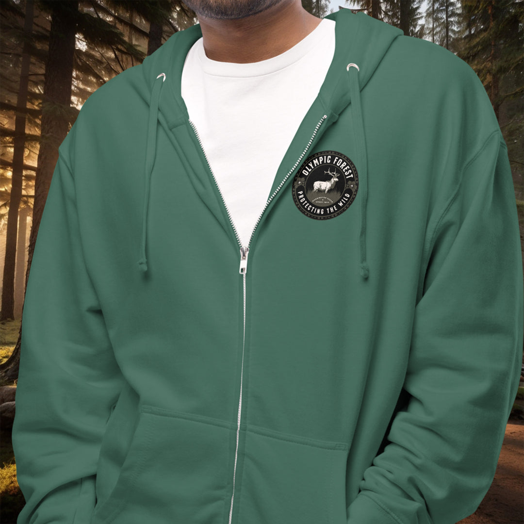 The 1897 Olympic Forest Premium Zip Hoodie