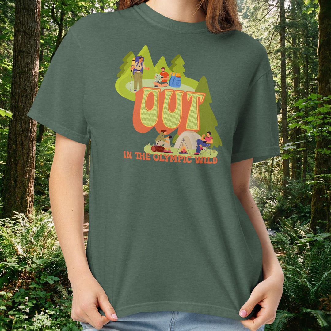 OUT in the Olympic Wild Unisex Heavyweight Tee
