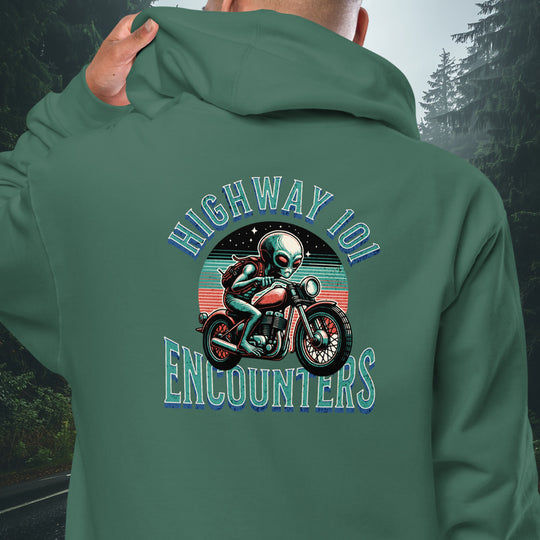 Highway 101 Encounters Zip Hoodie