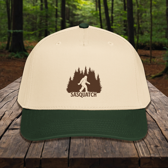 Sasquatch Tracker 5-Panel Cap – Mid-Profile Snapback