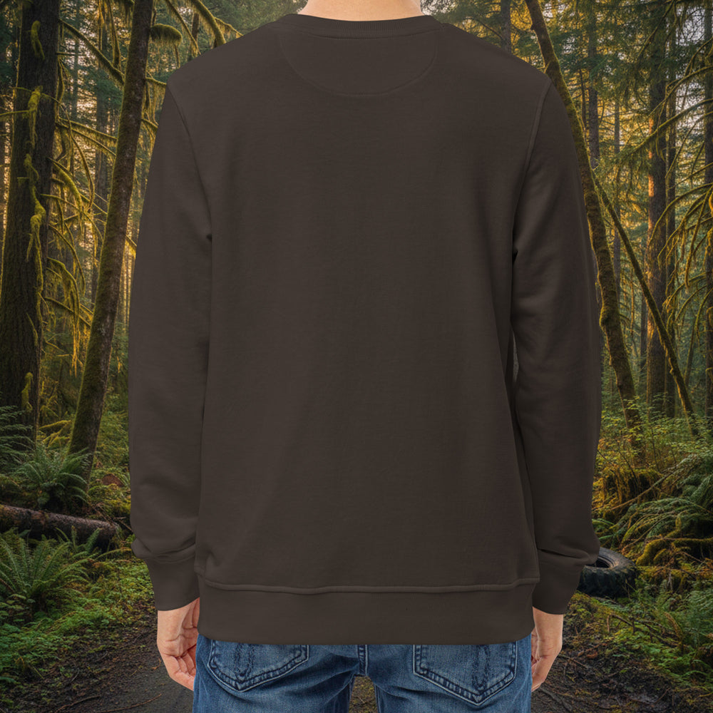 Born of Feywild Organic Sweatshirt – Antlered Stag French Terry Crew