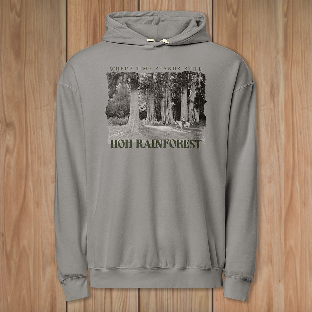 The Hoh Rainforest "Time Stands Still" Lightweight Hoodie