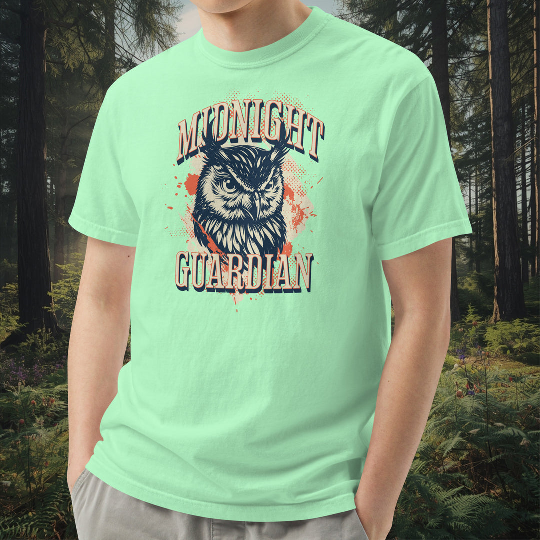 Midnight Guardian Tee – Mystical Owl Design