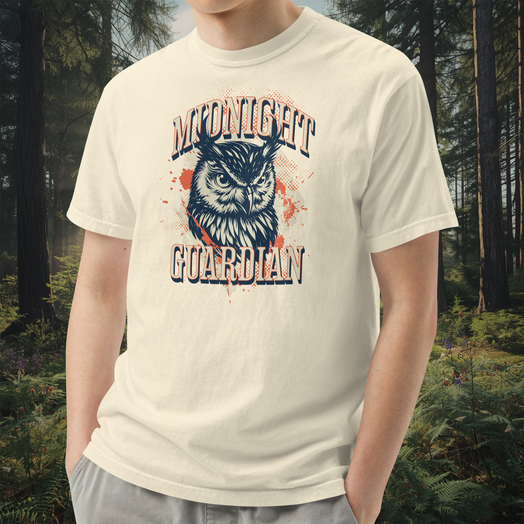 Midnight Guardian Tee – Mystical Owl Design
