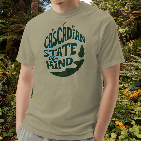Cascadian State of Mind Heavyweight Tee