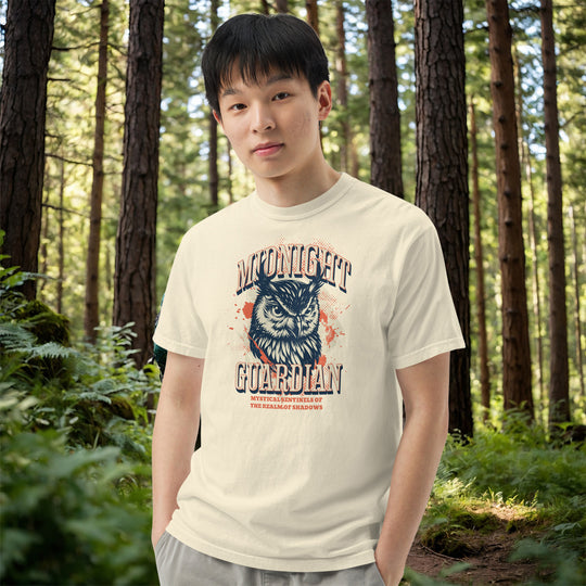 Midnight Guardian Tee – Mystical Owl Design