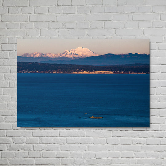 Kulshan in Pink Wall Art - Glossy Metal Print