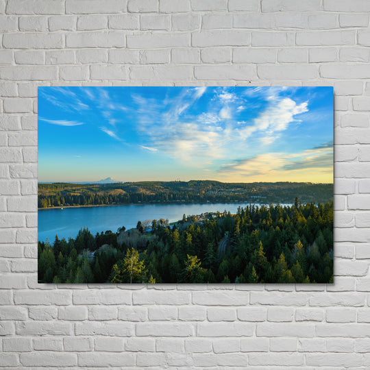 Port Ludlow Bay Wall Art - Glossy Metal Print