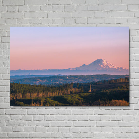 Seattle-Tahoma Wall Art - Glossy Metal Print