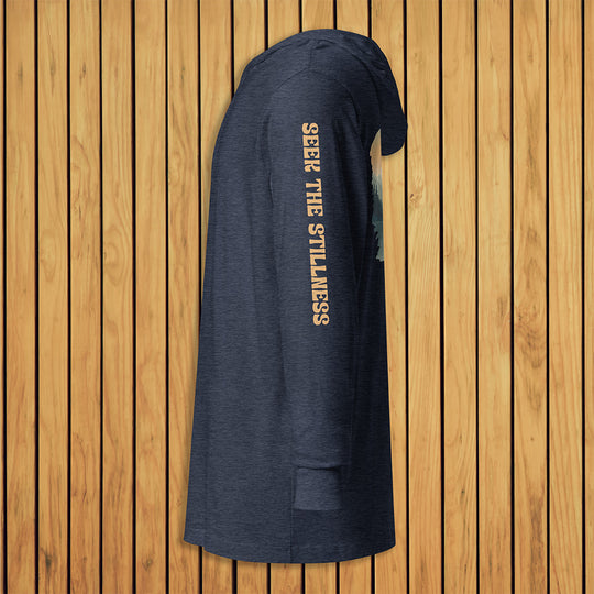 The Lake Crescent "Seek the Stillness" Lightweight Hooded Tee