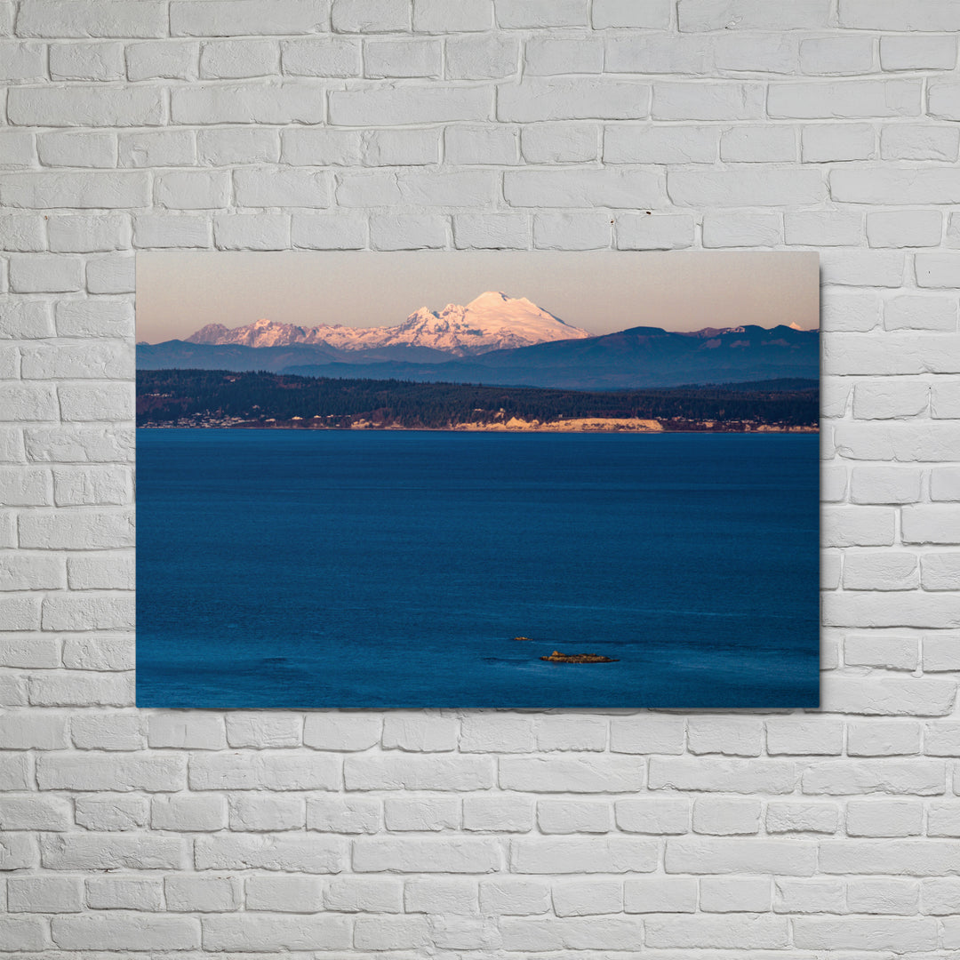 Kulshan in Pink Wall Art - Glossy Metal Print