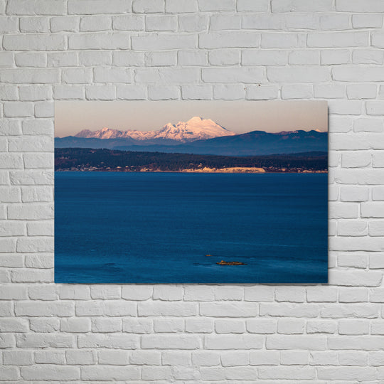 Kulshan in Pink Wall Art - Glossy Metal Print