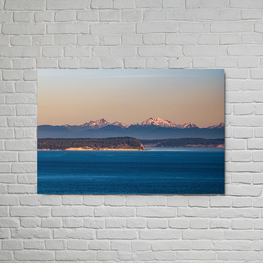 Water &amp; Stone Cascades Wall Art - Glossy Metal Print