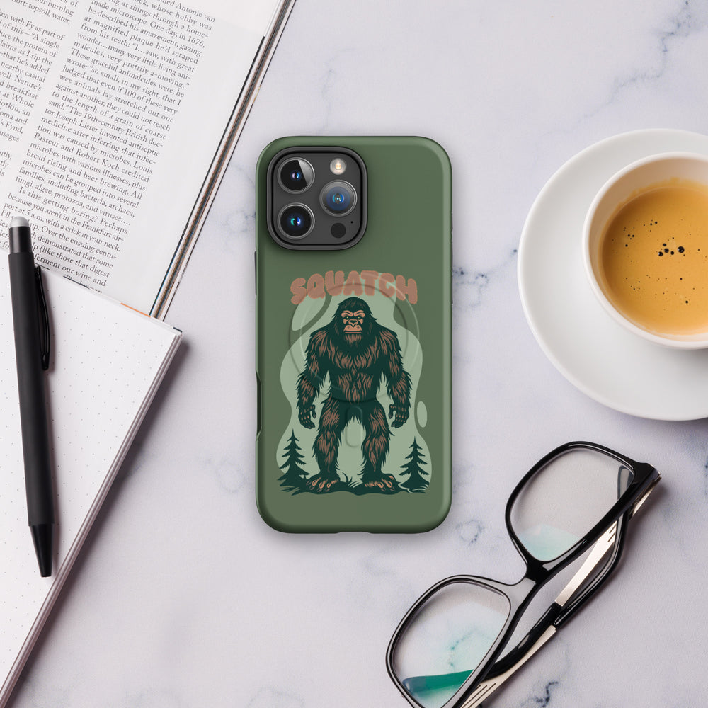 Sasquatch Encounter MagSafe® Tough Case for iPhone® - Bigfoot Design