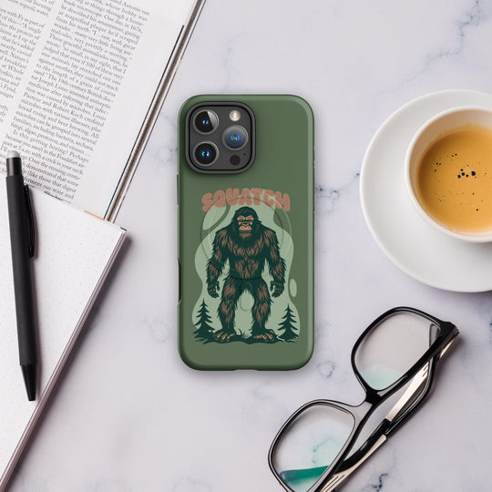 Sasquatch Encounter MagSafe® Tough Case for iPhone® - Bigfoot Design