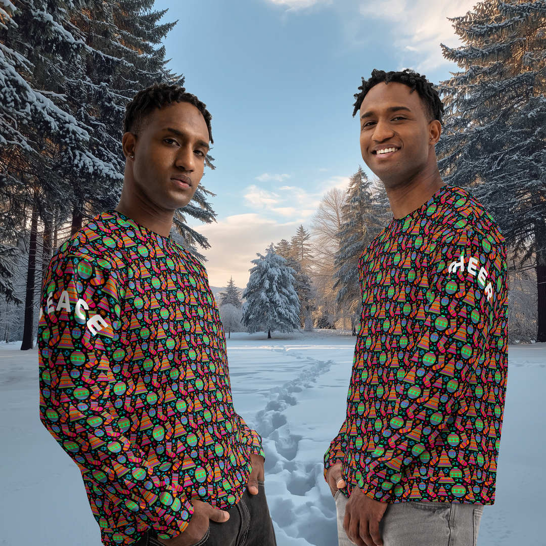 Norwegian Yuletide Crewneck – Full-Spectrum Winter Pattern